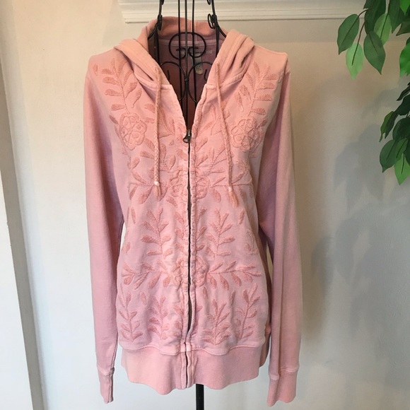 Lucky Brand Tops - Lucky Brand 100% Cotton Full Zip Hooded Sweatshirt